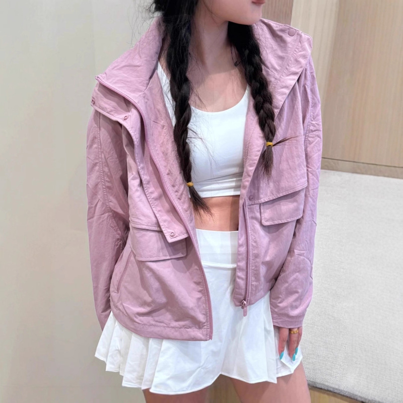 Same Style Jacket as in the Mall, New Spring and Autumn Windbreaker, Simple Slim-Fit Stylish Casual Windbreaker, Short Coat for Women