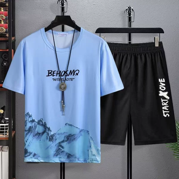 Blue+shorts T105