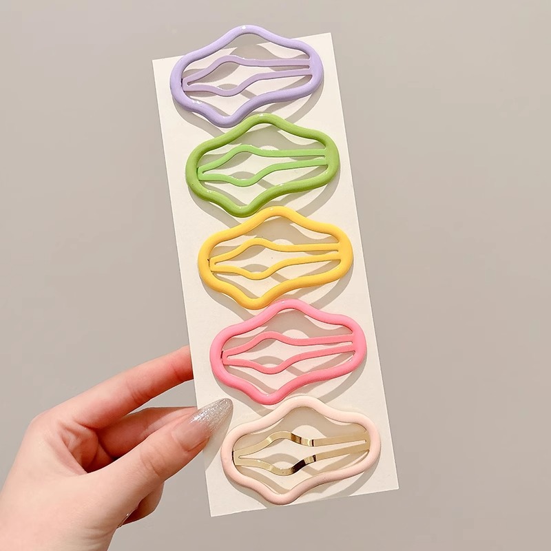 Dopamina para niños nubes rotas clip de cabello mujer cabeza de la parte posterior clip lateral clip de cabello de niña pequeña clip de cabello