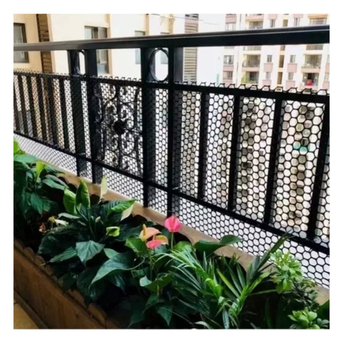 Пластиковая сетка с большими отверстиями, герметичная Балконная защитная сетка, анти-кошачья сетка для лазания, защита от падения, изоляция домашних животных, разведение курицы, утки, гуся, сетка