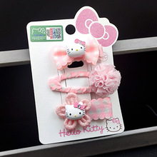 Kitty系列头饰品儿童发饰 小礼物 KT发夹发饰套装5245