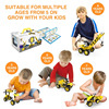 Constructor, car, engineering machine model, toy, suitable for import, handmade, engineering vehicle, children's clothing