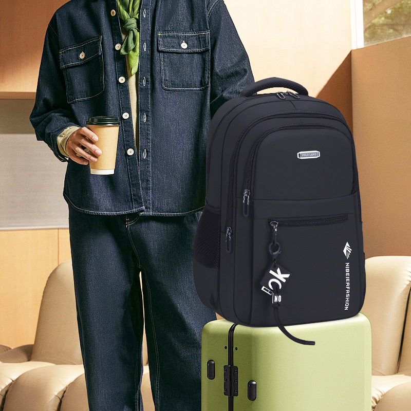 Mochila para hombres de gran capacidad de negocios ocio viaje computadora de alta escuela secundaria mochila de estudiantes universitarios