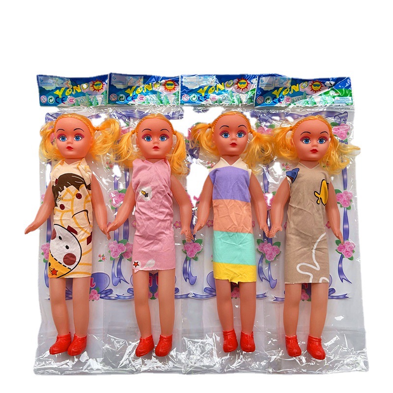 Muñecas de comercio exterior baratas para niños grasos bolsas OPP Le Le Barbie niñas pequeños juguetes para empurrar 1 yuan