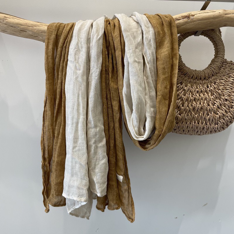 Nouveau châle chaud en coton de grande taille avec protection solaire haut de gamme et écharpe en lin polyvalente pour femmes_voghion.com