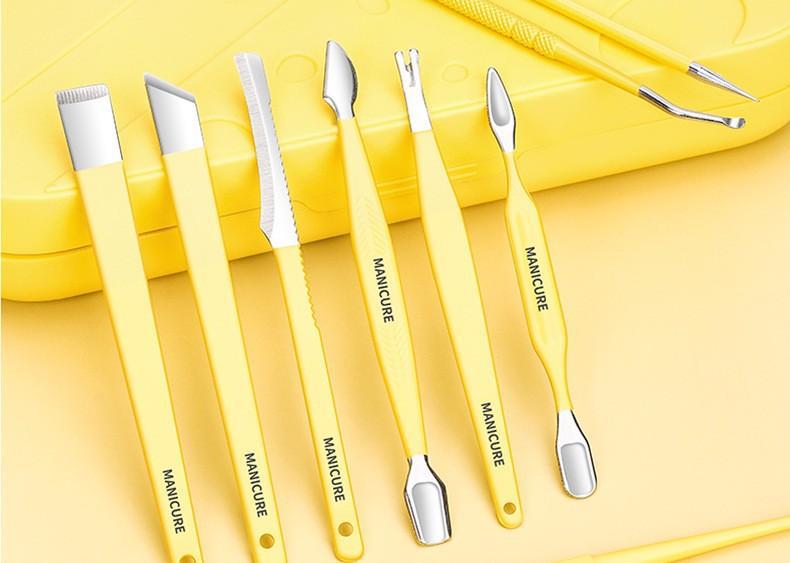 German nail care set, slant cut, professional, boxed