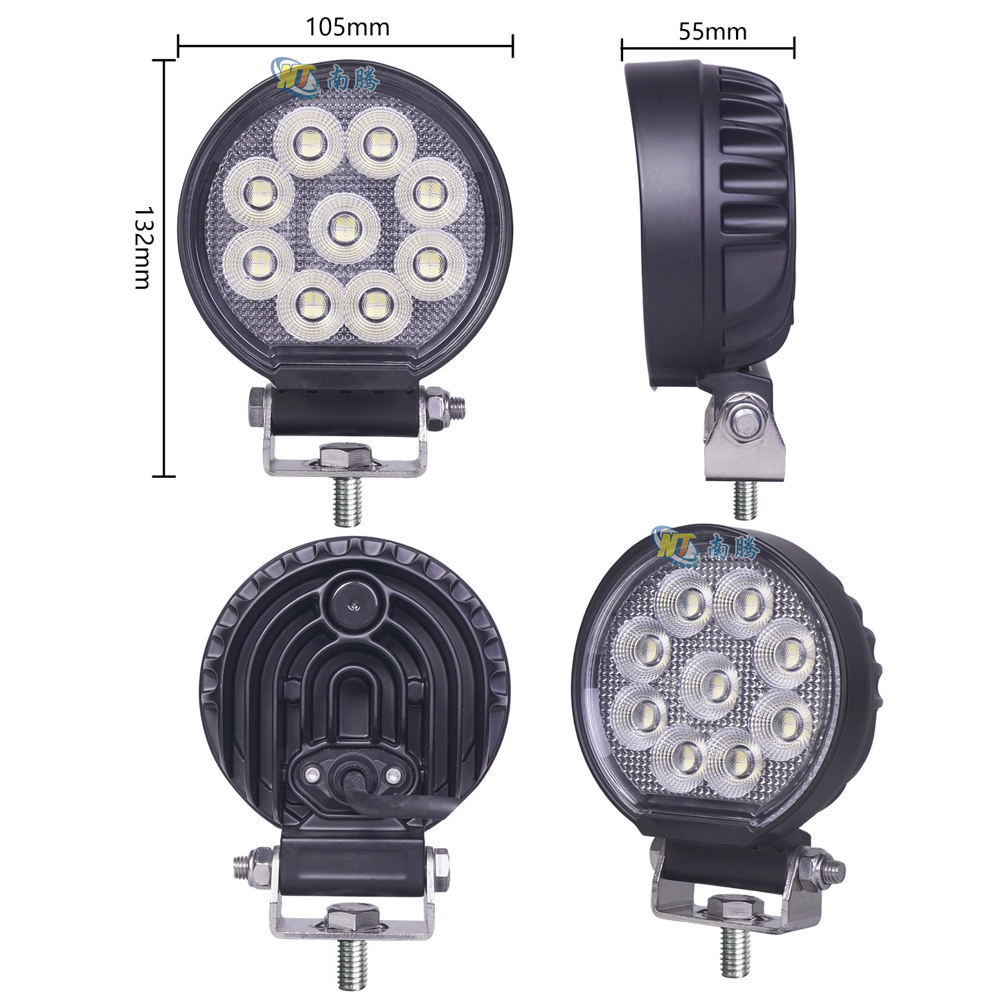 4 pulgadas 36W LED luz de trabajo excavadora camión maquinaria de ingeniería vehículo agrícola todoterreno Luz de modificación de vehículos image 3