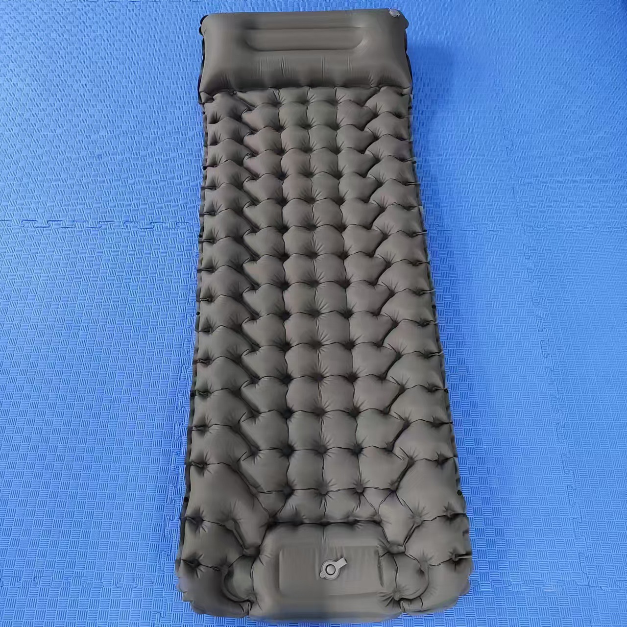 Colchoneta inflable para acampar, a prueba de humedad, para viajes, siesta en el coche, almacenamiento, tienda de campaña al aire libre, ligera, plegable, portátil