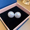 Long earrings from pearl, high-quality style, bright catchy style, light luxury style