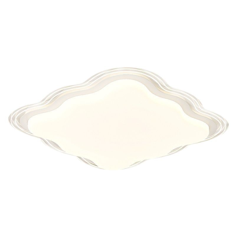 Luz principal de la sala de estar de viento de crema moderna y simple nube de techo luces atmósfera de alto nivel 2025 nuevas lámparas Zhongshan