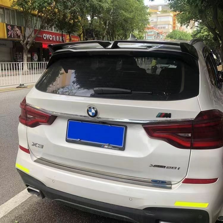 Suitable for 18-23 BMW X3 tail modification ix3 Odinger top wing Thunder M paste punch-free