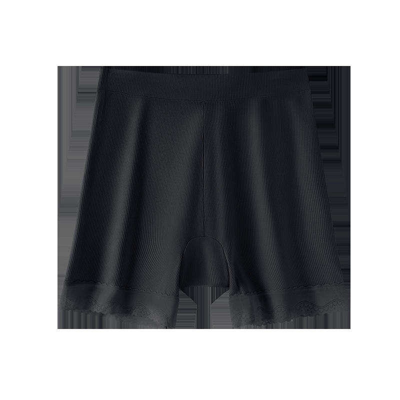 Leggings modales bóxer de cintura alta y talla grande de 200 kg, pantalones de seguridad antibacterianos y antideslumbrantes, dos en uno, refrescante.