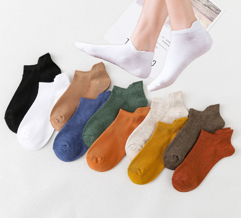 色纺棉素色提耳女船 (1)