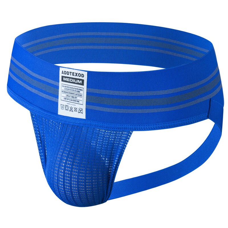 Men's thong wide belt breathable elastic large bag hip back empty sports double d underwear cross-border European and American style