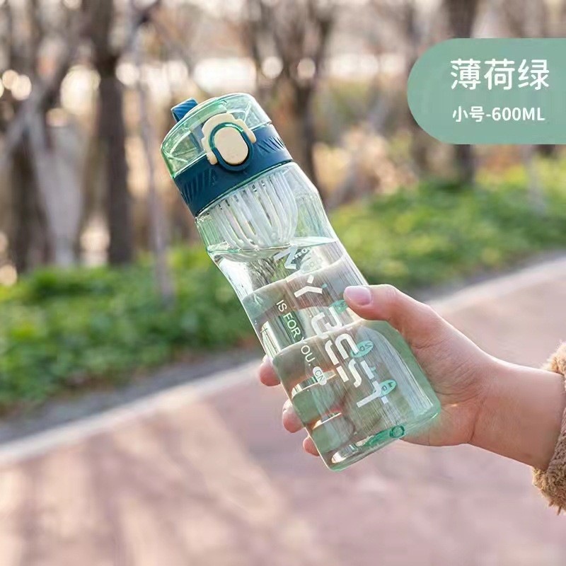 Tianyi nueva taza de plástico deportes 750ml verano al aire libre creativo espacio Internet celebridad fitness taza grande hervidor