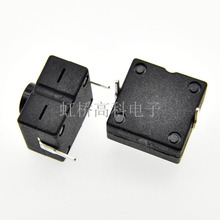 1212-112D手電筒按鈕開關3A大電流1212中間對腳12*12中2腳 1開1關