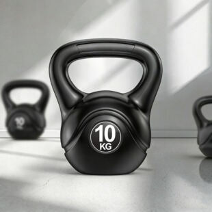 Non-slip black handheld sports equipment for gym for men and women 3
