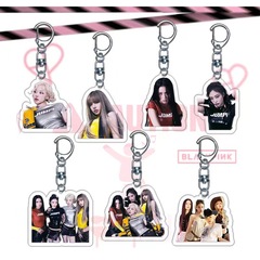 新BLACKPINK粉墨新专Jump周边亚克力挂件钥匙扣LISA JENNIE包挂饰