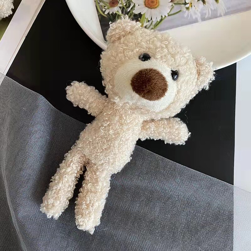 Cute Plush Bear Doll Pendant Teddy Bear Girl's Backpack Internet Popular Doll Bag Garment Hanging Doll
