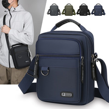 斜挎男包2025新款跨境风潮单肩尼龙布包大容量休闲男士手提包批发