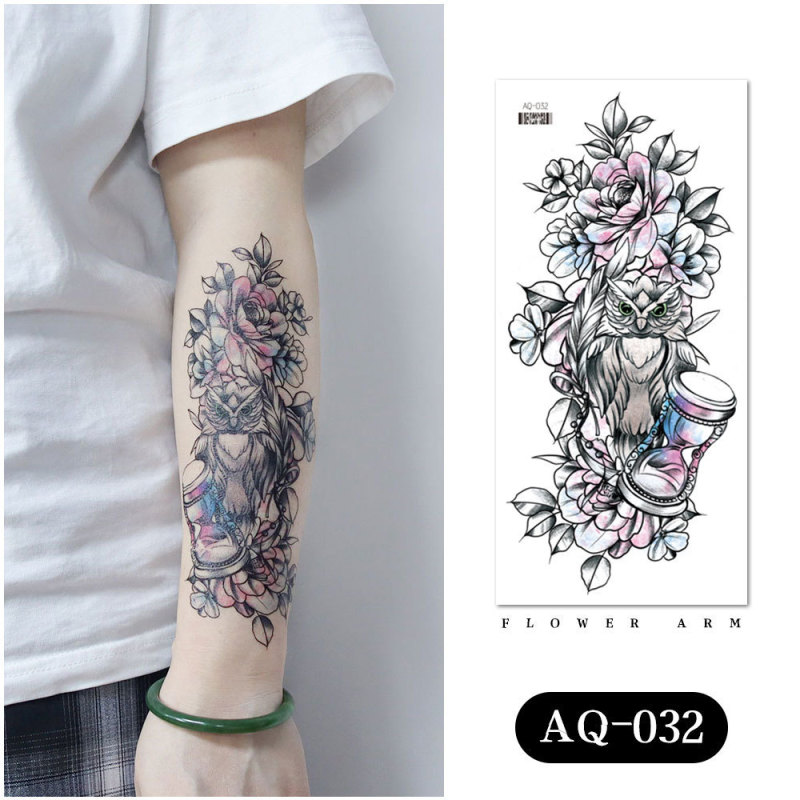 瑞卡竜の新しい商品の供給源の花の紋章はファッション的な花の腕の防水の刺青の貼る紙を貼ります。|undefined