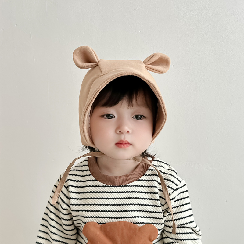 Sombreros para bebés otoño lindos pequeños oídos gorras para bebés super lindos protectores de oídos para bebés niños y niñas gorras de moda