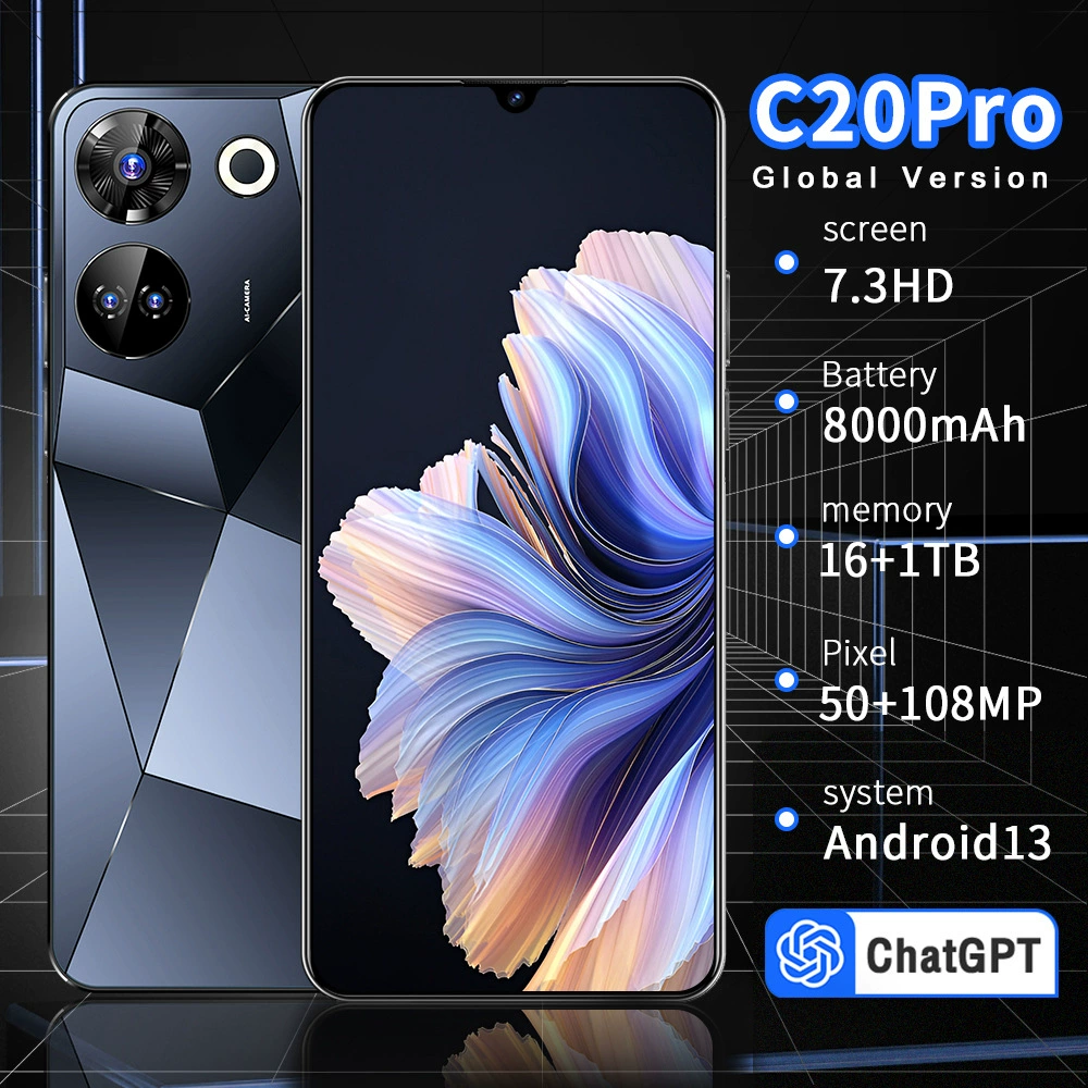 (Cross-border trading), smartphone, C20, 7.3 inch, wide screen, Android