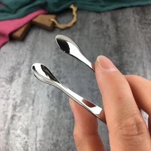 304 stainless steel ice clip milk tea coffee sugar clip small food clip restaurant canteen buffet sauce clip