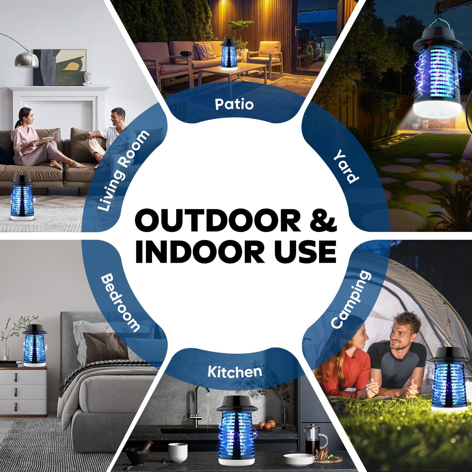 Mosquito Killer Lamp Waterproof Led Bug Zapper For Home Garden_voghion.com