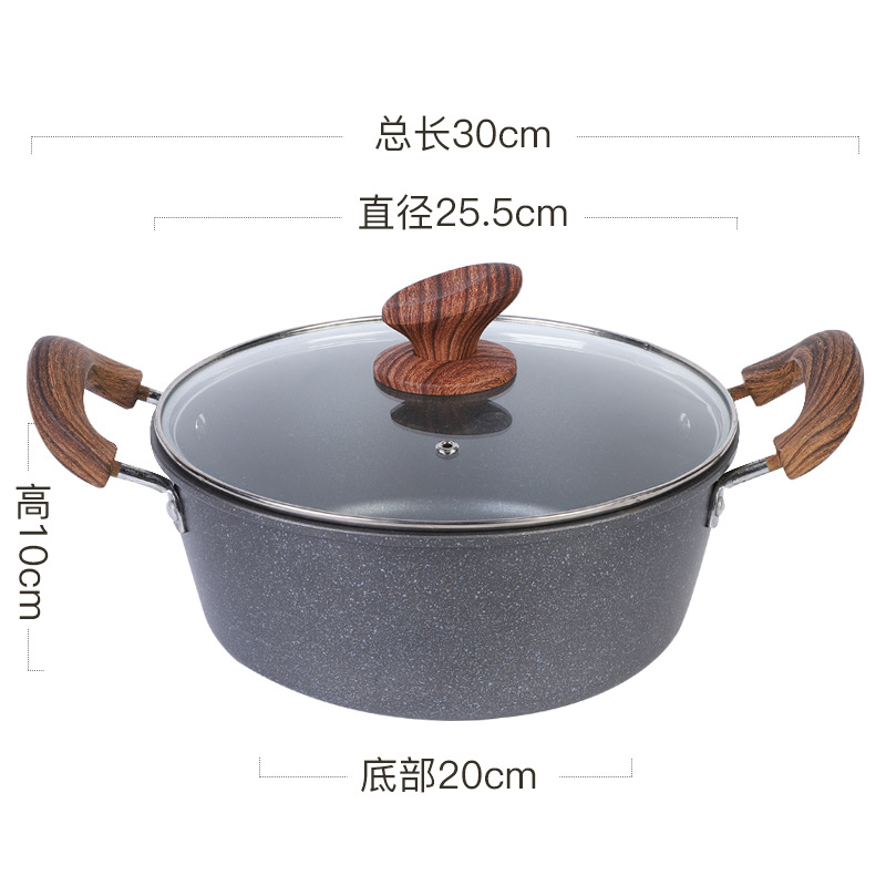 Tres piezas de set de paneles caseros guisado antiadherente regalo de reunión anual al por mayor multifuncional caja de regalo de cocina de cocina