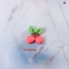 Cartoon fruit cream earrings for manicure, children's hairgrip, wholesale