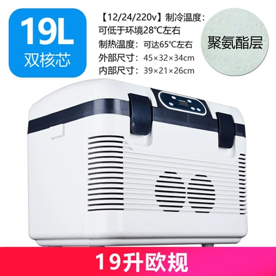 Mini Refrigeration Small Home Soyuducular - 19l-european-gauge-white