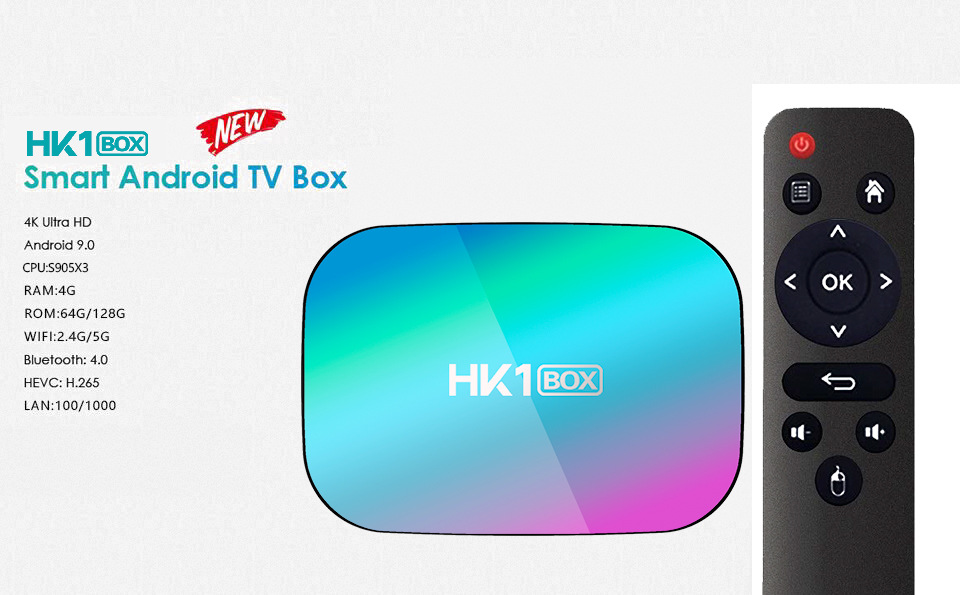 HK1 BOX 机顶盒 S905X3 安卓9.0 TV BOX 网络播放器双频 WIFI+BT详情18