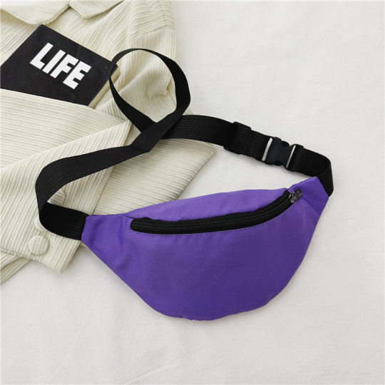 Printed Logo Waist Bag Lightweight Casual Sports Chest Bag Men and Women Crossbody Casual Bag Street Hawker Wallet