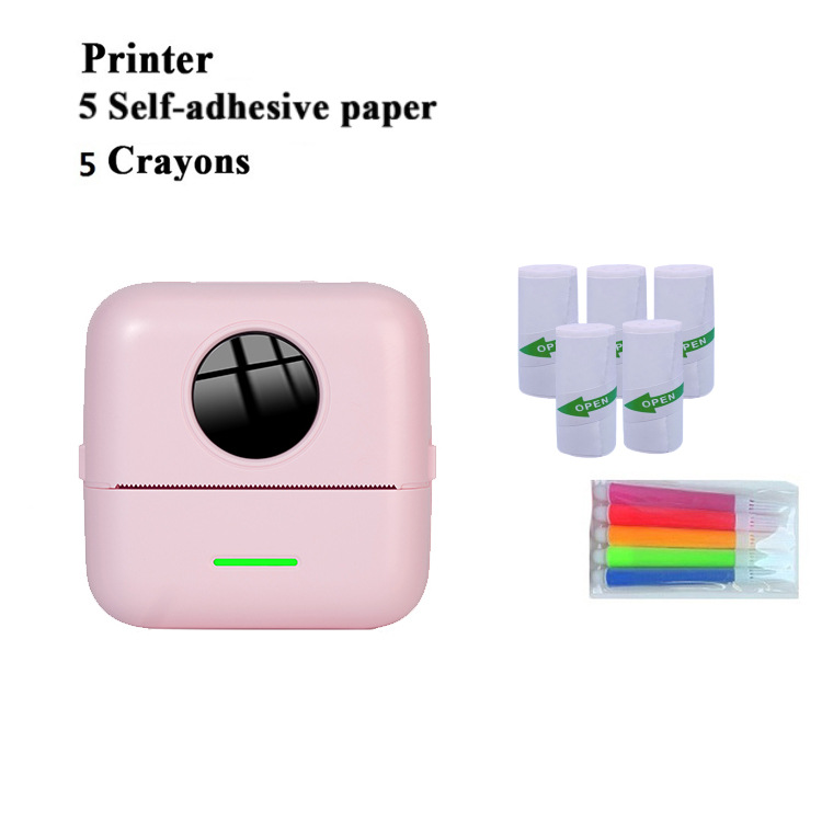 Transfronterizo nuevo portátil mini estudiante pregunta equivocada impresora de bolsillo etiqueta foto Bluetooth impresora térmica