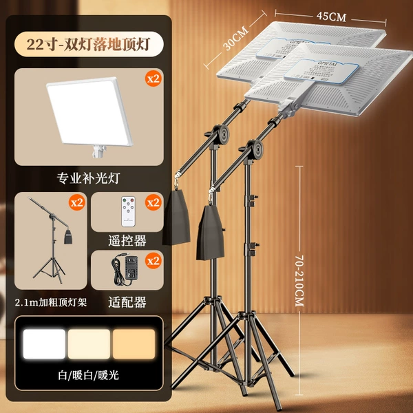 Floor rectangular lamp, ceiling light, set