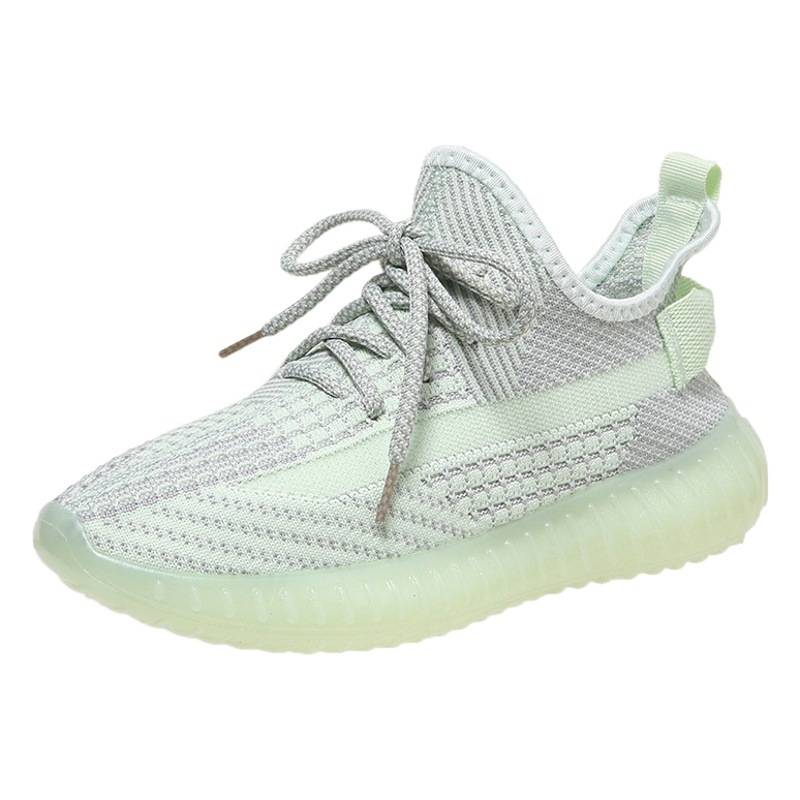 2024 nueva primavera volando zapatos de malla tejida de coco zapatos de mujer zapatos casuales transpirables de verano zapatillas versátiles zapatos de moda papá