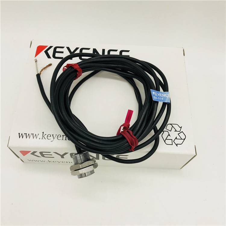 KEYENCE 传感器头 护罩型 M14 超小放大器分离近接传感器 EH-114