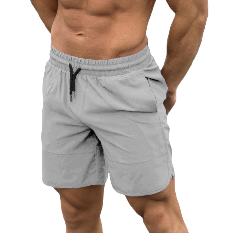 Outdoor Fitness Muscle Men's Shorts Casual 5/4 Breathable and Sweatwicking Shopee Beach Sports Pants_senzul.com
