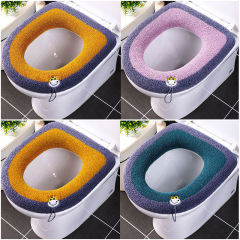 家庭用トイレマットの卸売り代はトイレの座布団の汎用型の冬に牛の模様を厚くして大きなサイズを作る