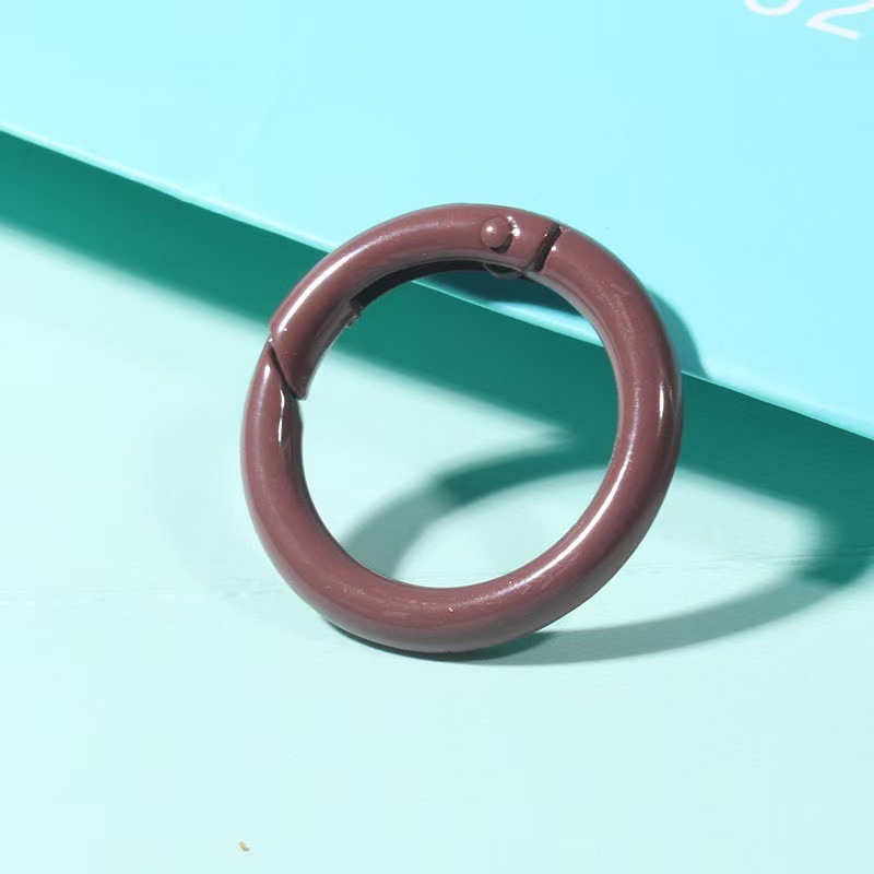 25mm 스프링버클 [브라운] - 인터넷 연예인 핫스타일 1팩 [빠른그랩]