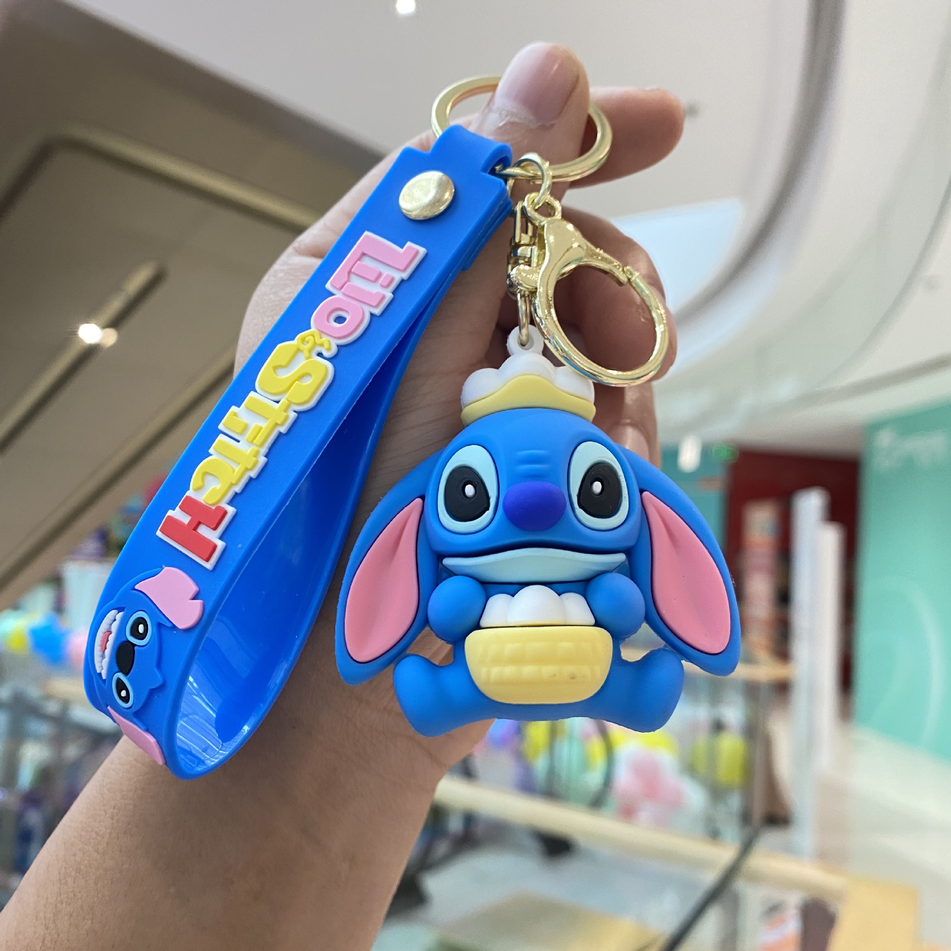 Cruz-frontera puntada llavero lindo puntada muñeca bolsa colgante coche muñeca máquina pequeño regalo al por mayor