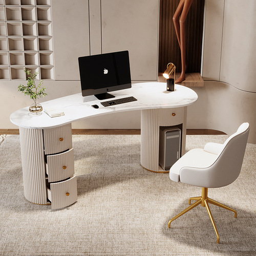 Luxury and affordable influencer beauty salon medical beauty consultation room reception desk chairs consultant room negotiation rockboard computer desk meeting office