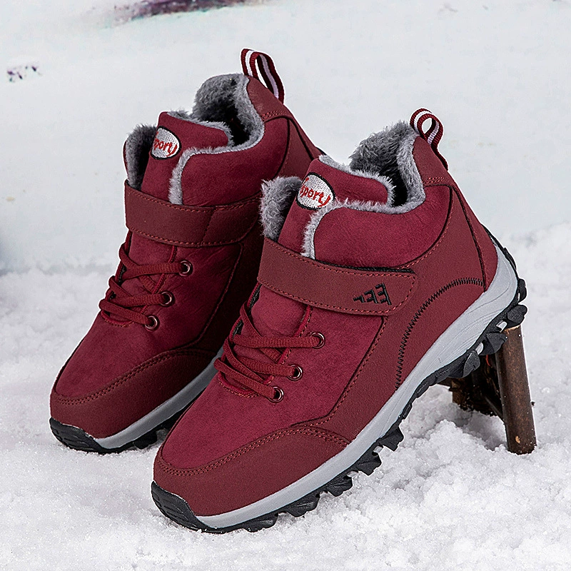 Нескользящая пожилая обувь мужская зимняя бархатная теплая хлопчатобумажная обувь мягкая подошва износостойкая спортивная обувь для пожилых людей