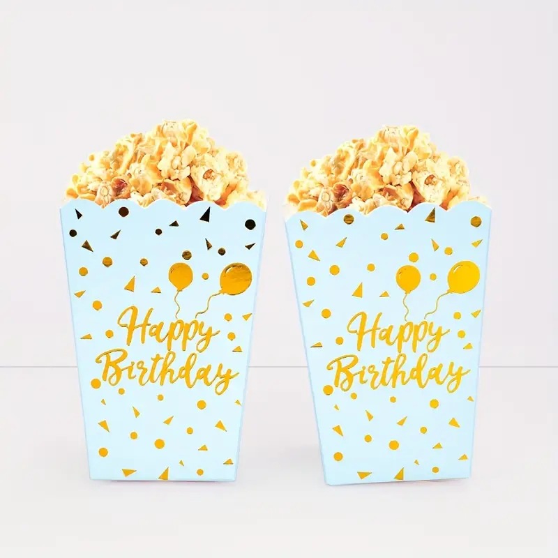 Caja de palomitas de maíz de grado alimenticio al por mayor transfronterizo para llevar caja de papas fritas cuadrada pollo plegable