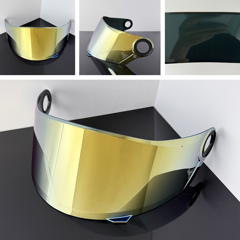 Ff358 Motorcycle Helmet Lens Is Suitable for Ff358 Ff396 Sun Protection Mirror-Coated High-Definition Anti-Uv