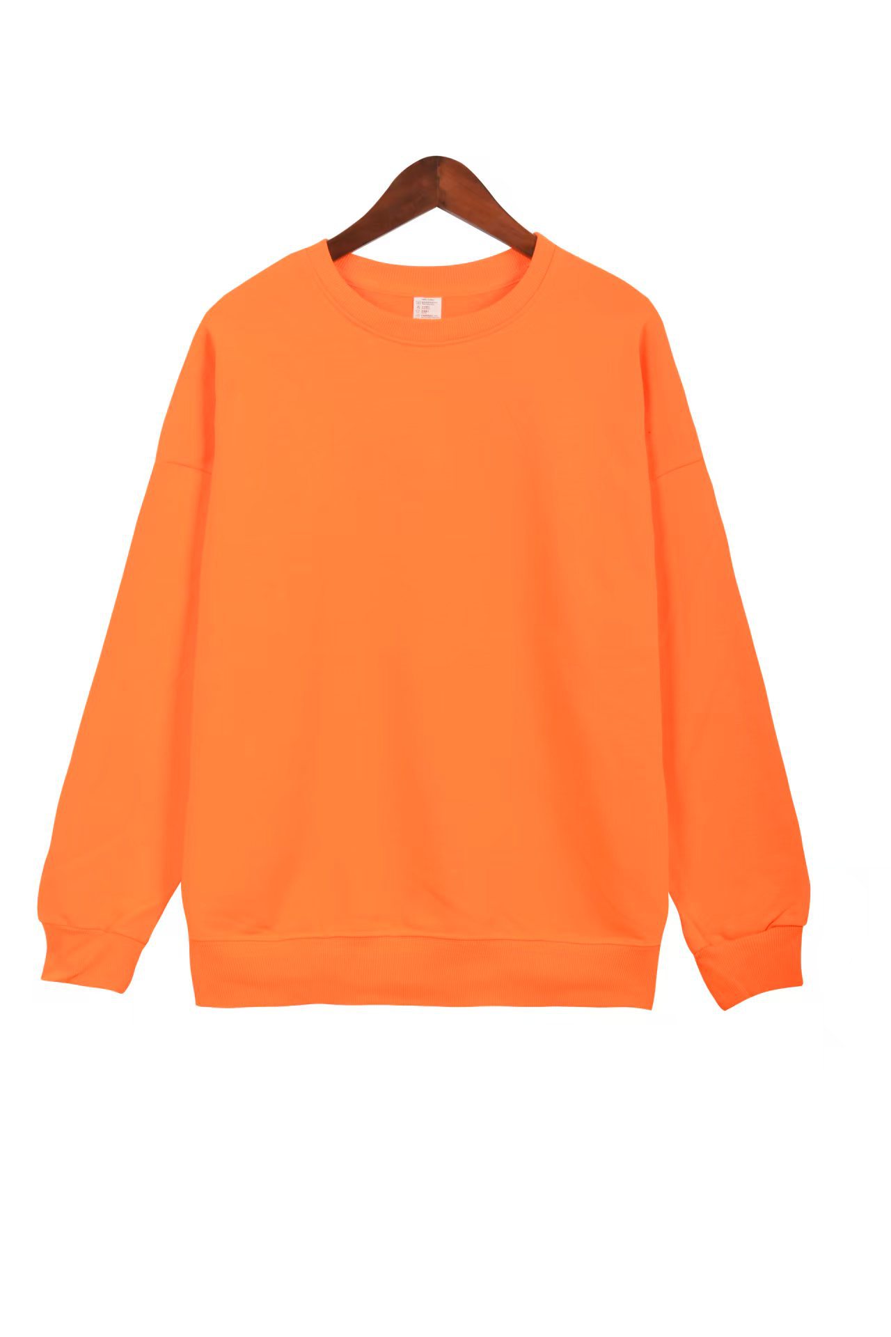 360 terry crew neck orange