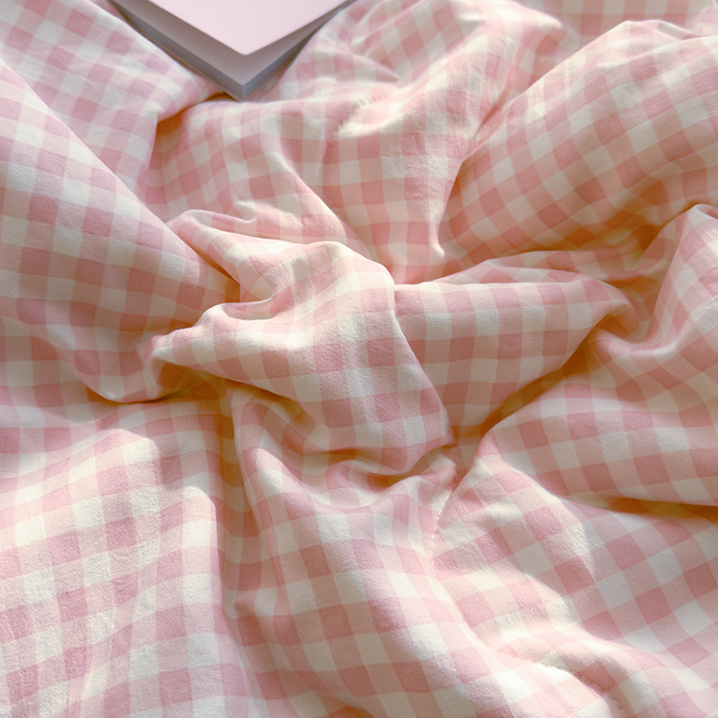 Clase A, algodón de nube agradable para la piel, edredón fresco de verano, edredón de aire acondicionado de soja, edredón de aire acondicionado súper suave, juego de cuatro piezas, edredón de verano, juego de tres piezas