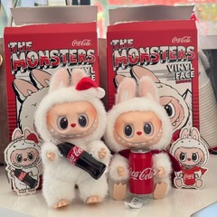 高品質コカ・コーラ ハートビート・トレンディ・シリーズ マカロン・トレンディ・ペンダント ラブブ・エナジーフィギュア フェイスブラインドボックス・ペンダント