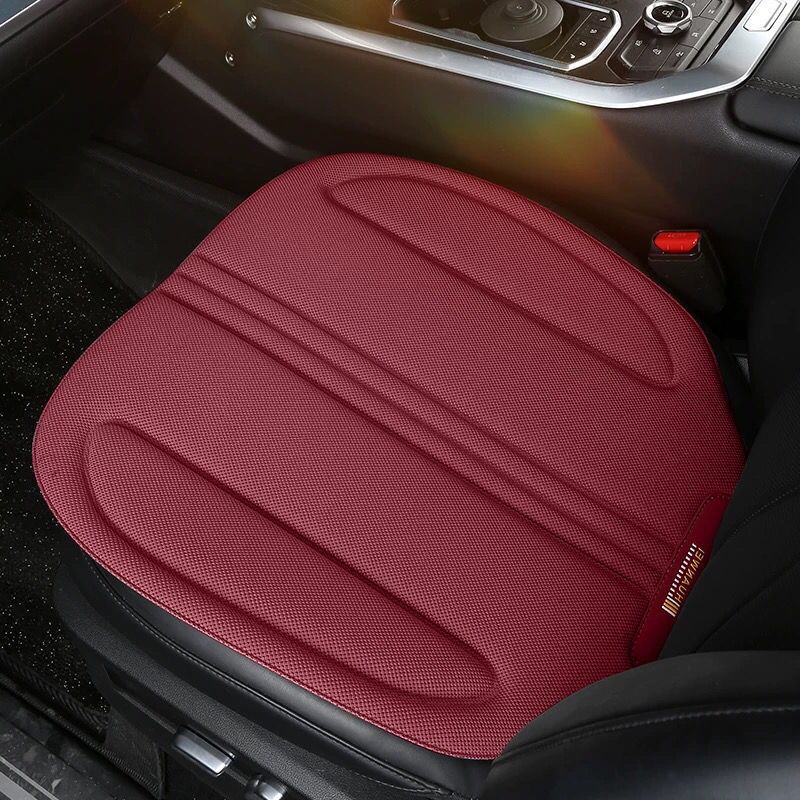 Universal – Seat cushion, seat cover Linen Four Seasons - wine-red-front-row-seat-cushion-single